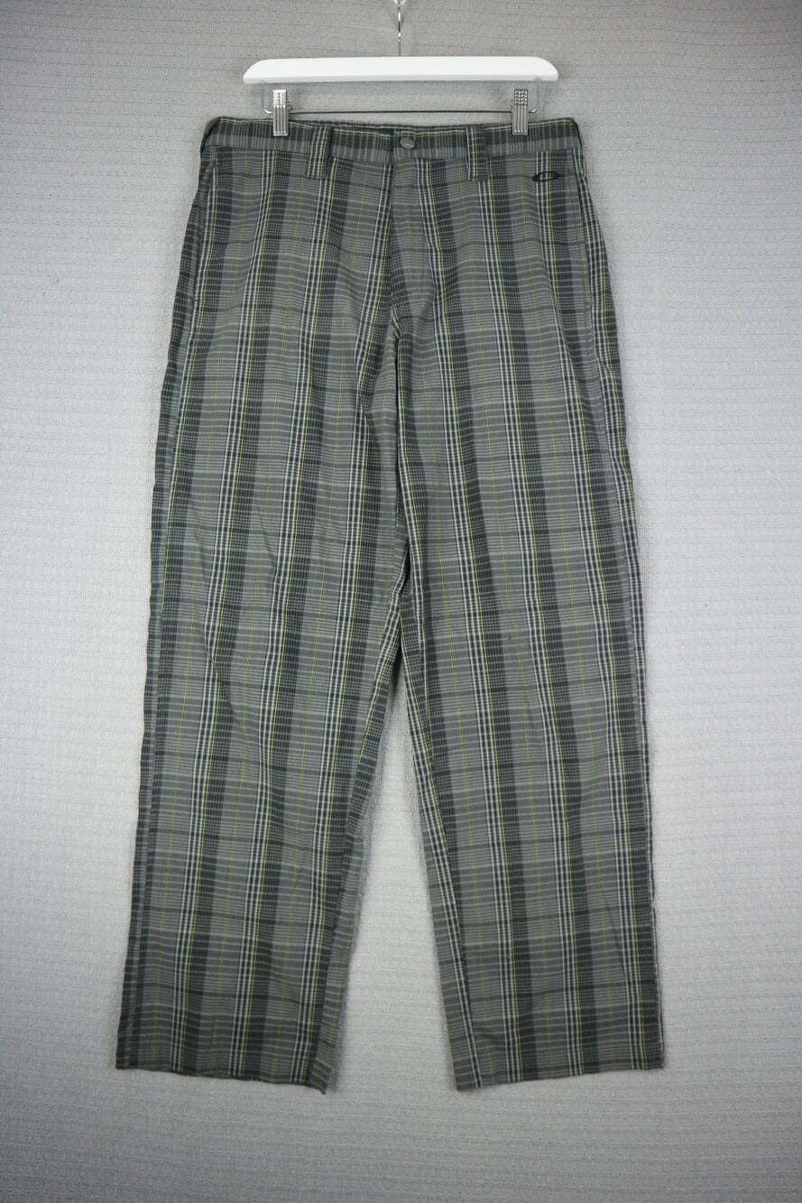Oakley Vintage Y2K Plaid Golf / Skate Chino Pants W32